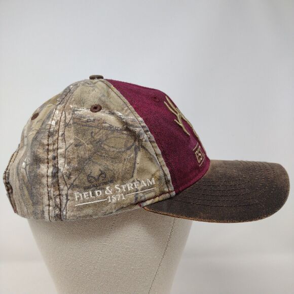 Field & Stream Strapback Hat Multi OSFA Embroidered Camo Hunting - Picture 4 of 8